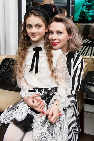 Елизавета Шарикова с дочерью Эммануэль.