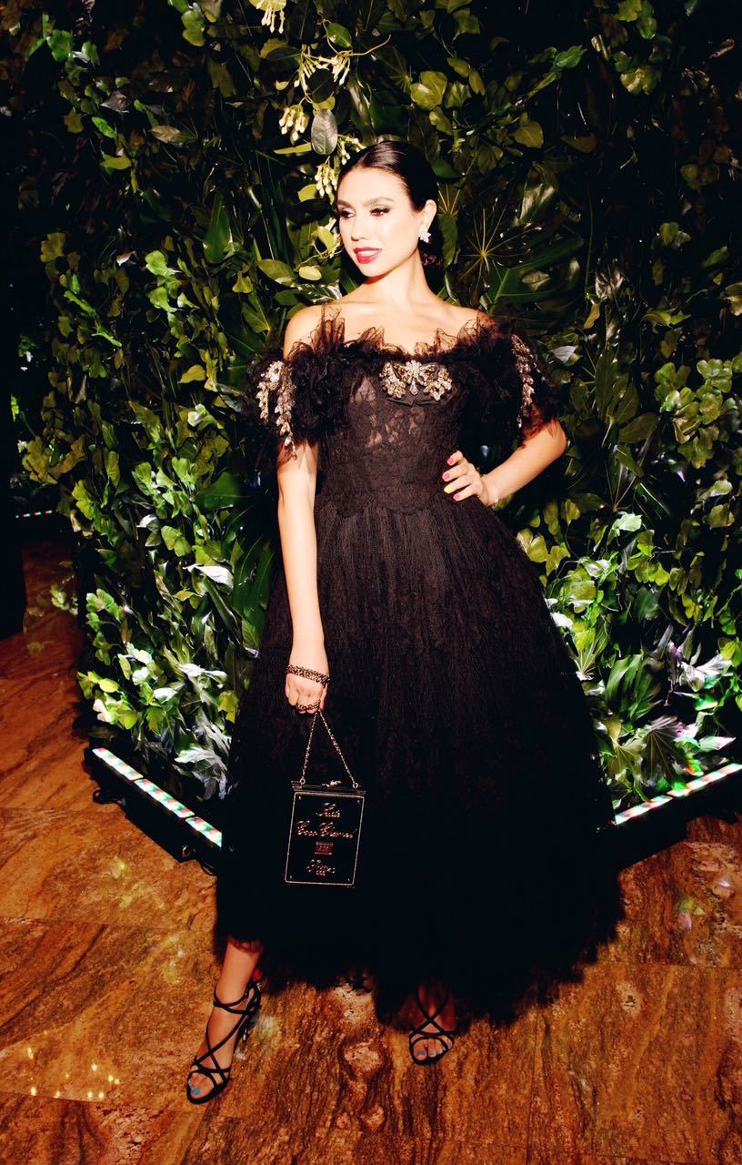 Анастасия Беляк  в платье Dolce amp Gabbana Alta Moda