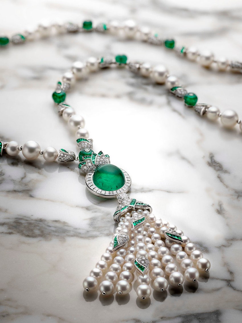 Колье Royal Pearls Bvlgari Festa High Jewelry Collection