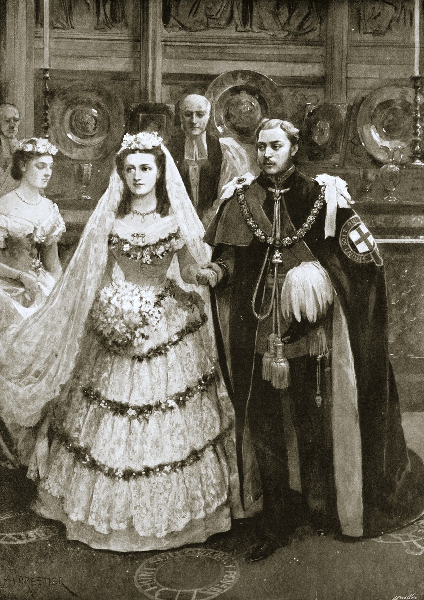 Свадьба принцессы Александры и принца Альберта