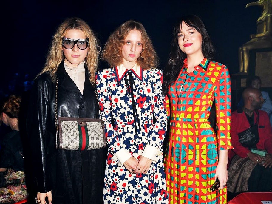Как по команде: гости показа Gucci весна-лето 2018