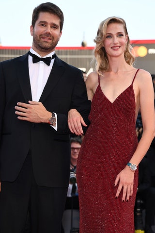 Джеффри Лефевр и Эва Риккобоно на Венецианском кинофестивале.