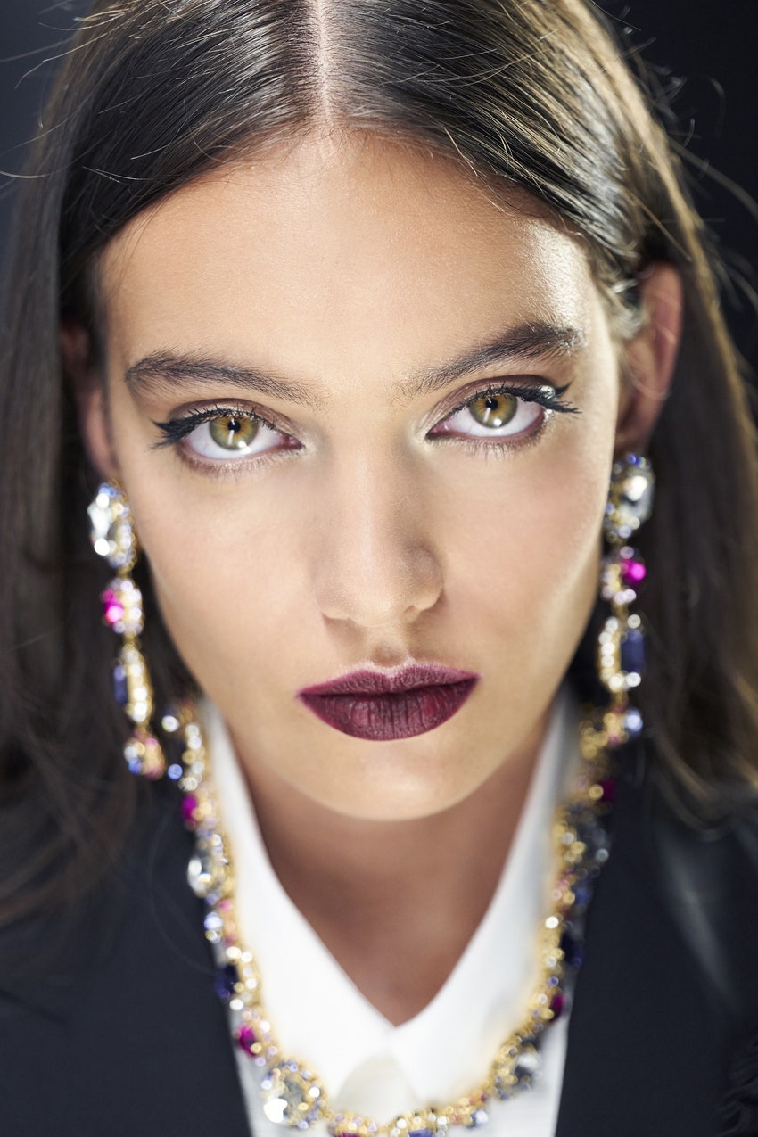 Модный макияж фото шикарного макияжа с показа Dolce  Gabbana