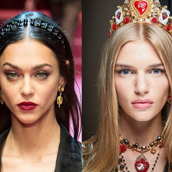 Как повторить макияж моделей с показа Dolce & Gabbana весна-лето 2018