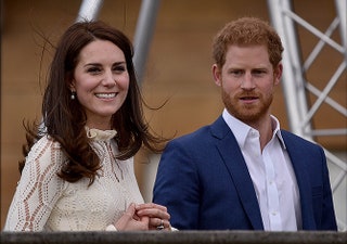 Герцогиня Кэтрин и принц Гарри.