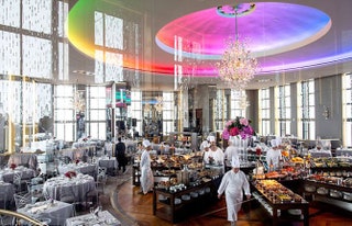 Rainbow Room на Манхэттене где состоялась свадьба.