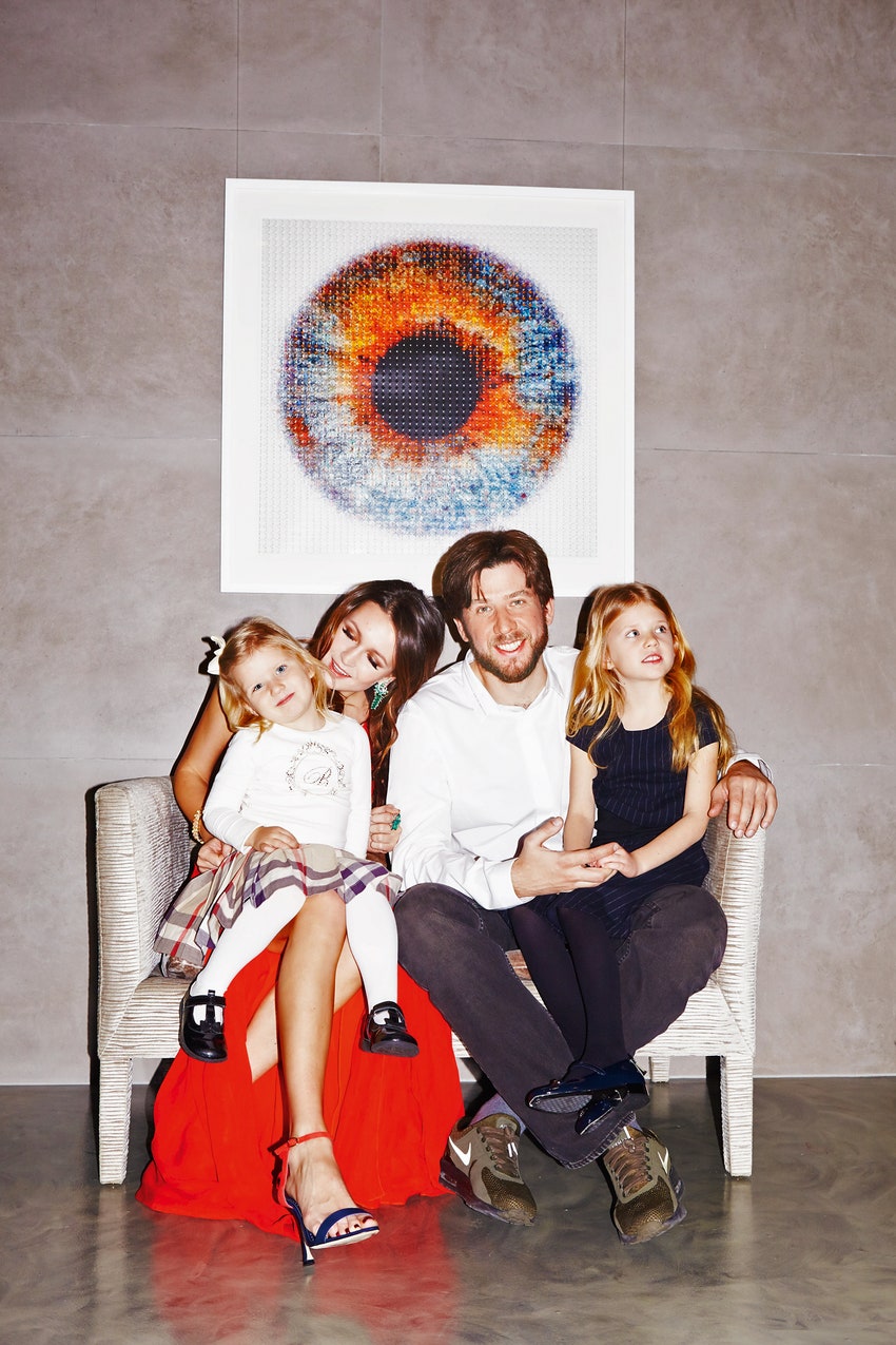 С мужем Тимуром и дочерьми Александрой и Алисией в BXR 2017.