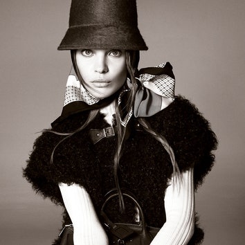 Снимаем шляпу: Наталья Водянова в объективе Стивена Майзела для Tatler