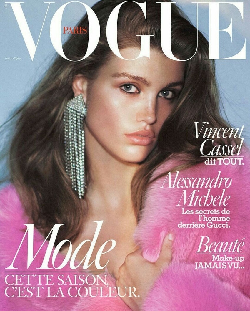Vogue Франция август 2016