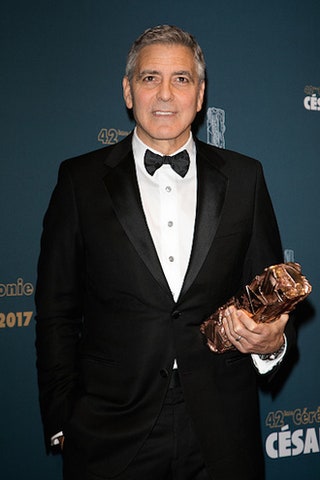Джордж Клуни удостоился награды как «Самый харизматичный актер своего поколения».