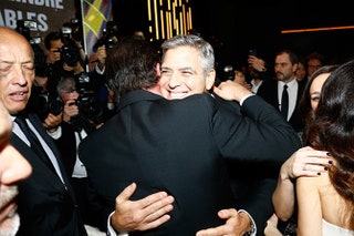 Джордж Клуни и Жан Дюжарден.