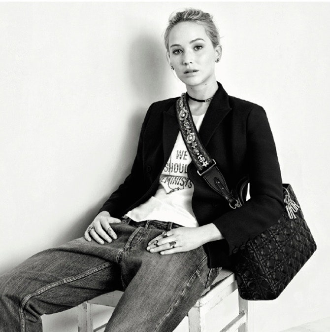 J'Adior Dior Дженнифер Лоуренс снялась в рекламе новой коллекции сумок | Tatler