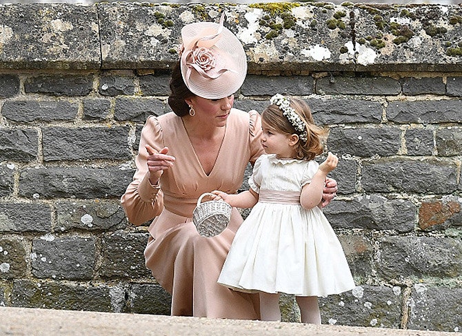 Герцогиня Кэтрин и принцесса Шарлотта