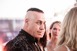 Тиль Линдеманн фронтмен группы Rammstein.