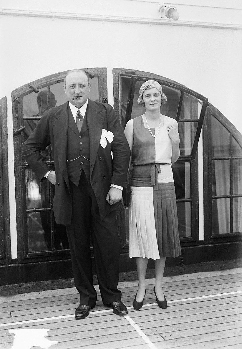 Виконт Каслросс с женой Дорис 1930