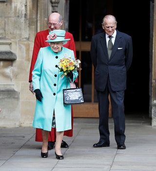 Королева Елизавета II и принц Филипп.
