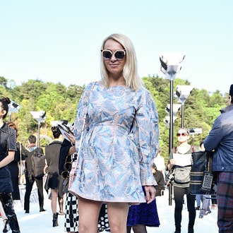 Евгений Плющенко и Яна Рудковская на показе Louis Vuitton в Киото