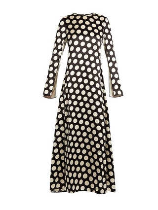 ￼Шелковое платье 95 545 руб. Calvin Klein Collection.