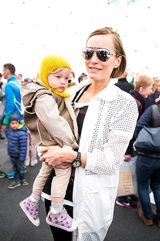 Наталья Давыдова с дочерью.