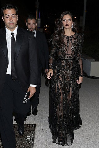 Сара Сампайо в Elie Saab Haute Couture.