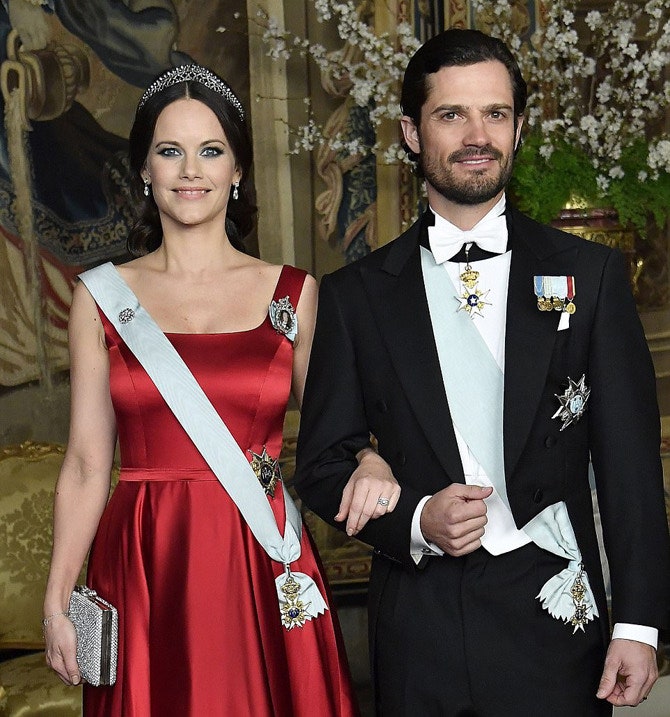 Принцесса София герцогиня Вермландская и принц Карл Филипп герцог Вермландский