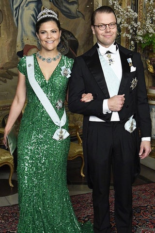 Кронпринцесса Виктория и ее супруг Даниэль герцог Вестерготландский.