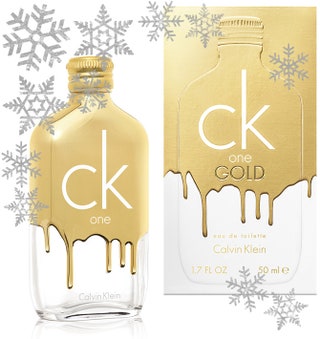 Лимитированный аромат CK One Gold от Calvin Klein с нотами шалфея бергамота и фиалки.