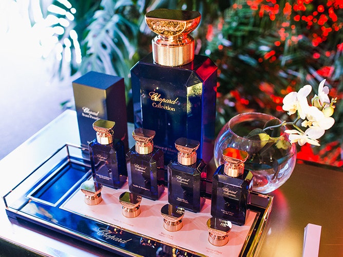 Екатерина Пескова и Андрей Григорьев на вечере Chopard в Cristal Room Baccarat