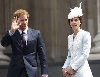 Принц Гарри и герцогиня Кэтрин.