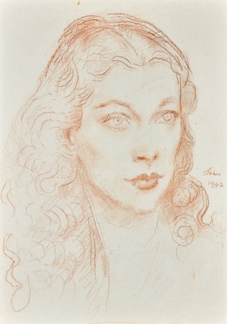Портрет работы Августуса Джона 1942.  57 тысяч.