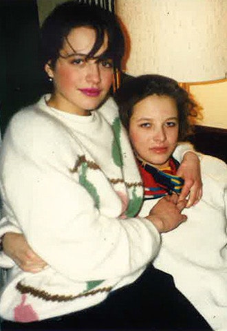 Со школьной подругой Выборг ноябрь 1991
