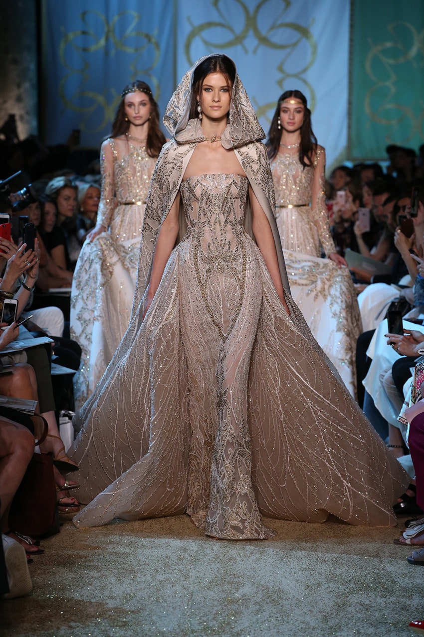 Коллекция Elie Saab Couture осеньзима 20172018 фото с показа на Неделе высокой моды в Париже