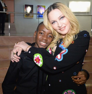 Мадонна и ее сын Дэвид Банда.