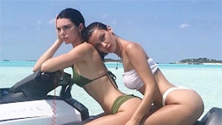Кендалл Дженнер Белла Хадид и Хейли Болдуин на отдыхе фото моделей на Карибах | Tatler