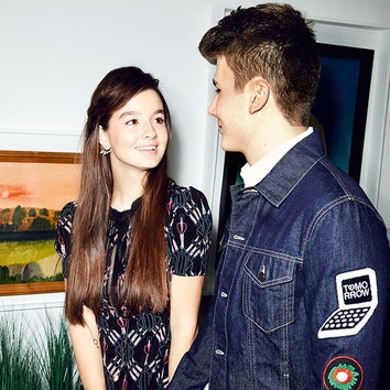 Александра Стриженова с бойфрендом Антоном Чурековым в фотосессии Tatler