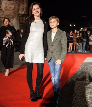 Оксана Лаврентьева с сыном Егором.