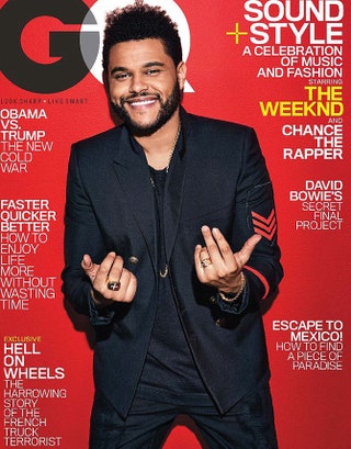 The Weeknd на обложке февральского GQ.