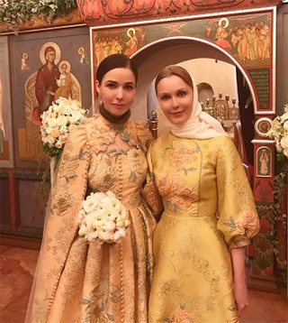 Алена Ахмадуллина и ее подруга Екатерина Гринчевская.