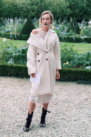 Наталья Давыдова в Dior.
