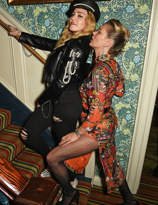 Мадонна и Кейт Мосс.