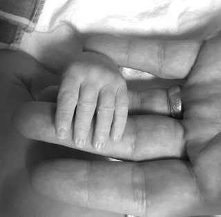 Первое фото новорожденного малыша Бо.