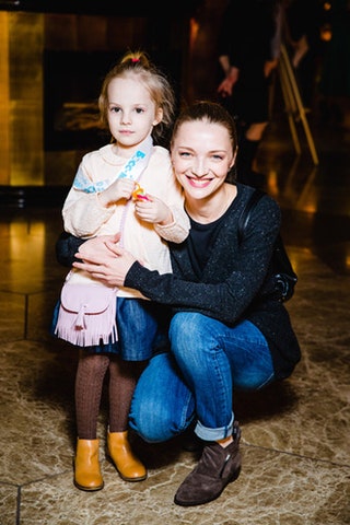 Екатерина Вилкова с дочерью Павлой.