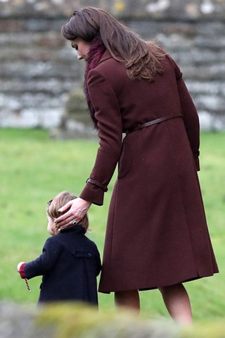 Принцесса Шарлотта и герцогиня Кэтрин.