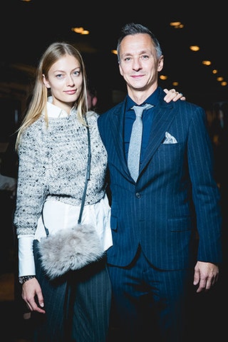 Степан Михалков с женой Лизой.