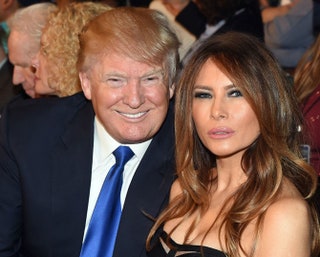 Дональд Трамп с супругой Меланьей.