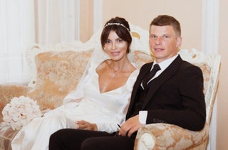 Алиса Казьмина и Андрей Аршавин в день свадьбы.
