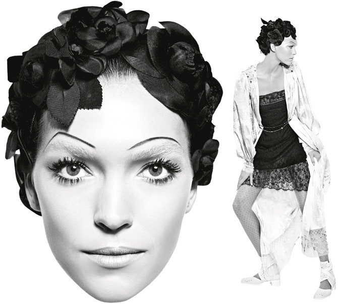 Аризона Мьюз в рекламе коллекции Chanel посвященной новым технологиям и эпохе digital | Tatler