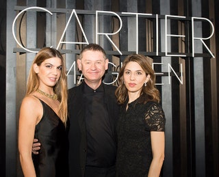 Бьянка Брандолини исполнительный директор Cartier Сирилл Виньерон и София Коппола.