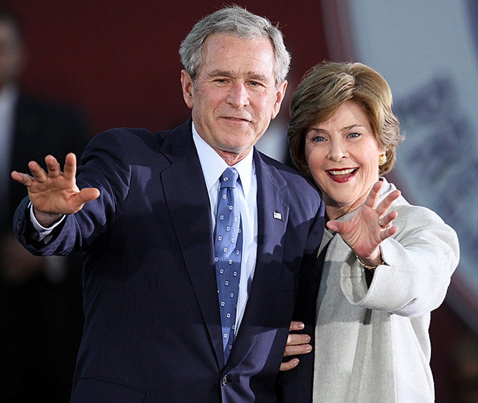 Джордж и Лора Буш