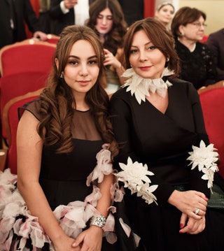 Алия Улуханли с мамой Лейлой.